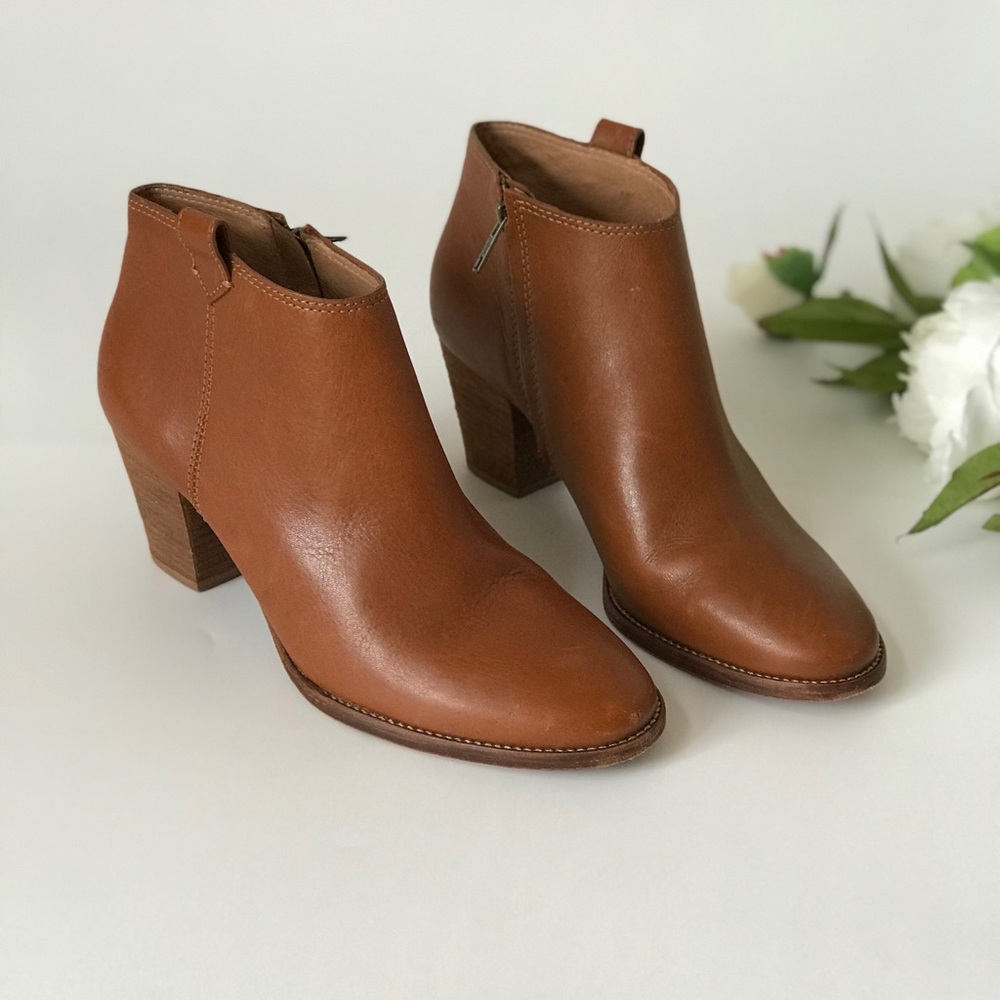 Madewell Leather Ankle Booties